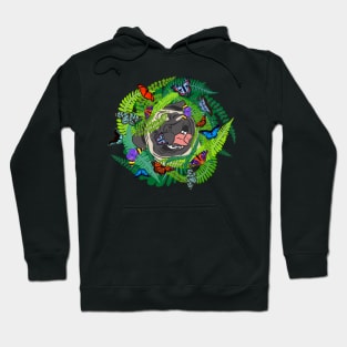 Happy pug dog Hoodie